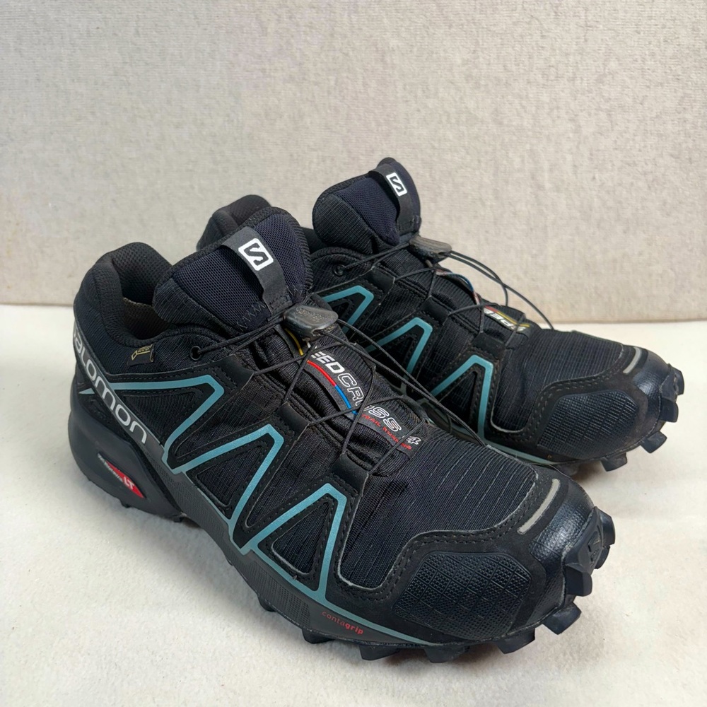 Salomon Women's Speedcross 4 GTX Waterproof Trail Running Shoes Sz 8.5